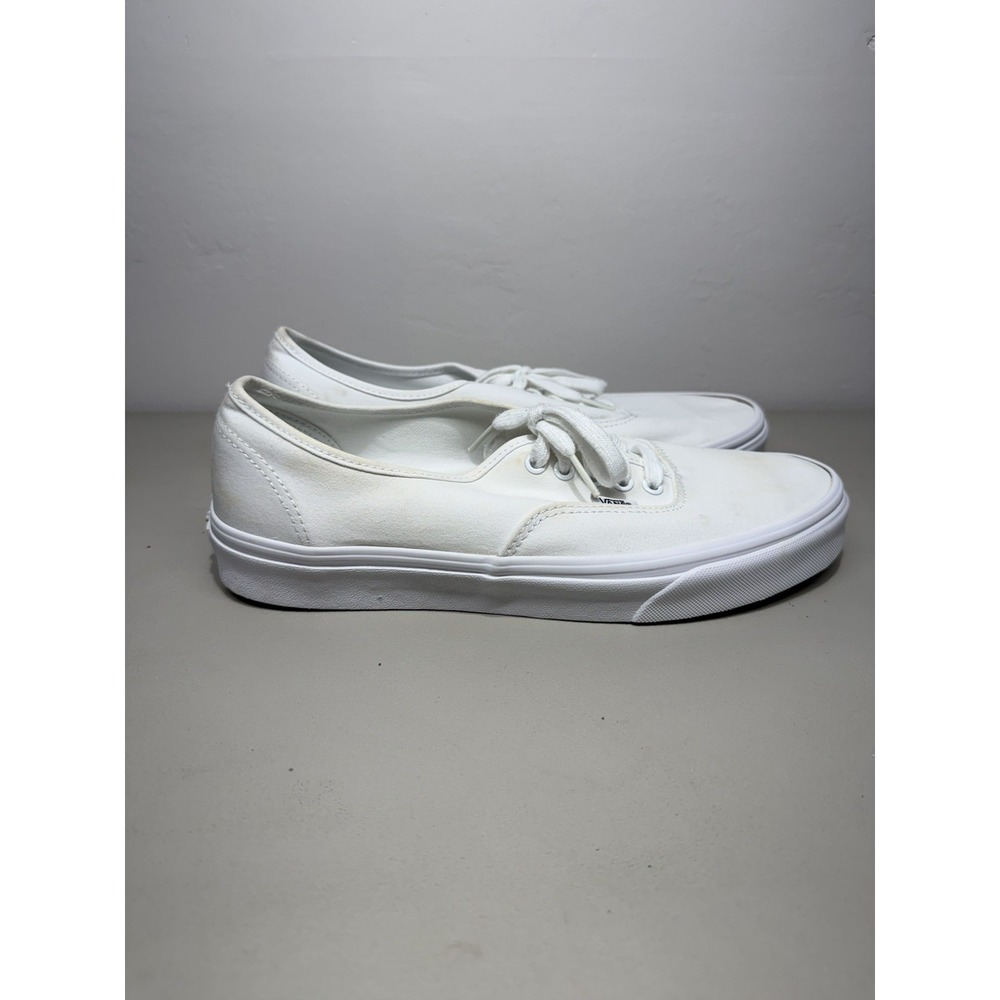 Vans Authentic Classic Low Top Skate Canvas Shoes True White Mens 11